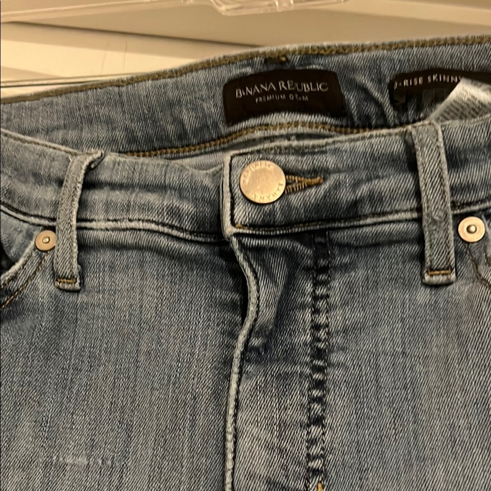 Banana Republic Women's High-Rise Jeans in Light Blue